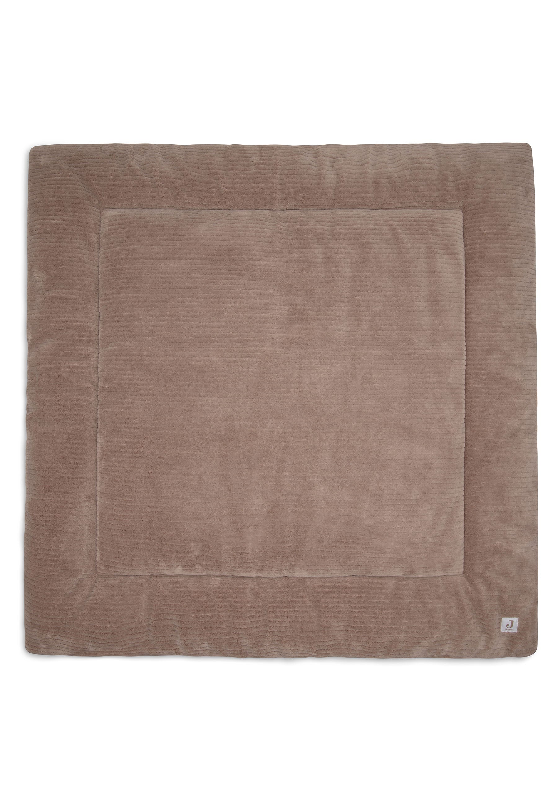 Jollein Tapis D'Éveil / Insert Couverture Rampant 80x100 Cm Spring Knit Chestnut – Doux Et Réversible