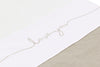 Bettlaken Kinderbett 120x150cm Love you - Nougat