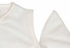 Gigoteuse avec Manches Amovibles Ronde 90cm Rib - Ivory