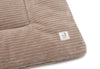 Krabbeldecke 75x95cm Cloudy Rib - Milky Coffee