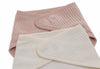 Bavoir Bandana Velvet Rib - Wild Rose/Ivory - 2 Unités