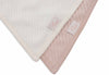 Bavoir Bandana Velvet Rib - Wild Rose/Ivory - 2 Unités