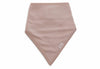 Bavoir Bandana Velvet Rib - Wild Rose/Ivory - 2 Unités