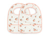 Bib Waterproof Peach - 2 Pack