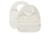 Bib Waterproof Animals - Nougat - 2-Pack