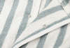 Bathrobe 1-2 year Stripe Terry - Sea Green - GOTS
