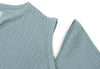 Gigoteuse avec Manches Amovible Ronde 70cm Ajour - Sea Green