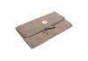 Changing Pad With Storage Pockets Cloudy Rib - Milky Coffee