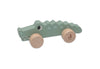 Wooden Crocodile on Wheels - Jungle Jambo