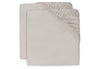 Drap-housse Jersey 40/50x80/90cm - Nougat - 2 Unités