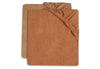 Changing Mat Cover Terry 50x70cm - Caramel/Biscuit - 2 Pack