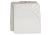Changing Mat Cover Terry 50x70cm - Ivory/Nougat - 2 Pack