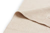 Decke Kinderbett 100x150cm Basic Knit - Nougat