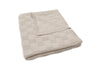 Blanket Cot 100x150cm Box Knit - Warm Sand - GOTS