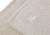 Blanket Cradle 75x100cm Basic Knit - Nougat/Coral Fleece