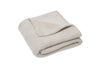Blanket Cradle 75x100cm Basic Knit - Nougat/Coral Fleece