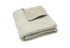 Couverture Berceau 75x100cm Grain knit - Olive Green/Velvet