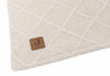 Couverture Lit de bébé 100x150cm Check Knit - Oatmeal/Teddy Fleece