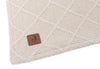 Couverture Lit de bébé 100x150cm Check Knit - Oatmeal/Teddy Fleece