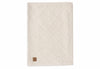 Couverture Lit de bébé 100x150cm Check Knit - Oatmeal/Teddy Fleece