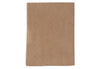Deken Ledikant 100x150cm Check Knit - Biscuit/Teddy Fleece