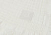 Couverture Lit de Bébé Muslin Fringe 120x120cm - Ivory