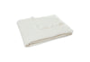 Couverture Lit de Bébé Muslin Fringe 120x120cm - Ivory