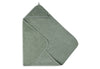Kapuzenhandtuch Frottee 75x75cm - Ash Green