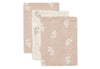 Washandje Hydrofiel Twig - Wild Rose - 3 Stuks