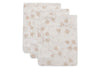 Gant de Toilette Gaze de Coton 15x20cm - Leafy Dreams - 3 Unités