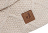 Pflegekörbchen Check Knit - Oatmeal