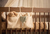 Deken Ledikant 100x150cm Check Knit - Biscuit
