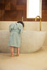 Bademantel 3-4 Jahre - Sea Green