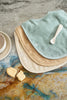 Slab Badstof - Sea Green/Nougat/Biscuit - 3 Stuks