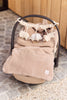 Footmuff group 0+ 3/5 points Cloudy Rib - Milky Coffee