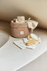 Changing Table Basket Cloudy Rib - Milky Coffee