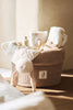 Changing Table Basket Cloudy Rib - Milky Coffee