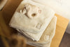 Couverture Lit Bébé 100x150cm Basic Jersey/Sherpa - Warm Sand