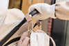 Sac Embossed Lily - Milky Coffee