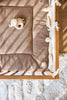 Krabbeldecke 75x95cm Cloudy Rib - Milky Coffee