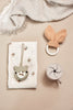 Anneau de dentition en Silicone Bunny Ears - Moonstone
