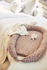 Bijtring Siliconen Bunny Ears - Nougat
