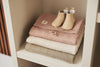 Deken Wieg 75x100cm Grain Knit - Wild Rose