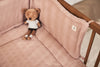 Krabbeldecke 75x95cm Grain Knit - Wild Rose