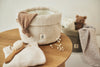 Changing Table Basket Grain Knit - Oatmeal