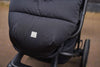 Fuß-Sack buggy/stroller Puffed - Black