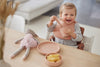 Set de table bébé Silicone - Pale Pink - 4 Unités