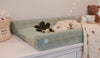 Housse matelas à Langer 50x70cm Shell Knit - Sea Foam - GOTS