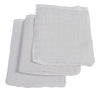 Gant de toilette gaze Coton White - 3 Unités