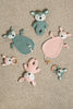 Teething Ring Ø 7cm Deer - Ash Green